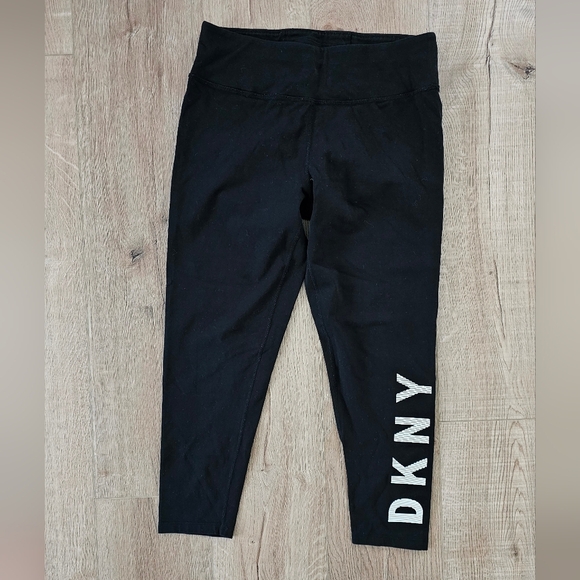 DKNY SPORT Logo Ankle Leggings - Picture 1 of 6